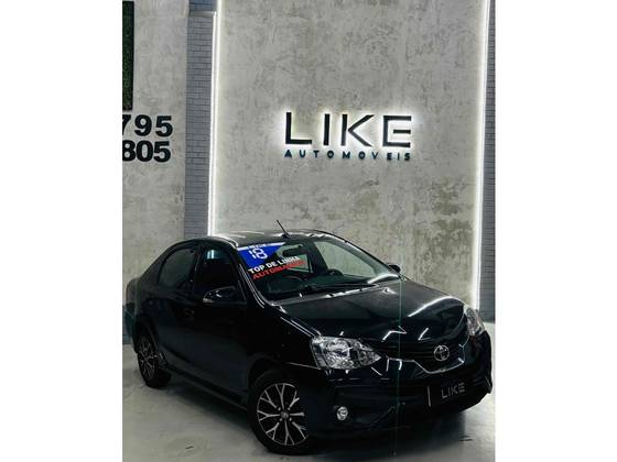 TOYOTA ETIOS 1.5 PLATINUM SEDAN 16V FLEX 4P AUTOMÁTICO
